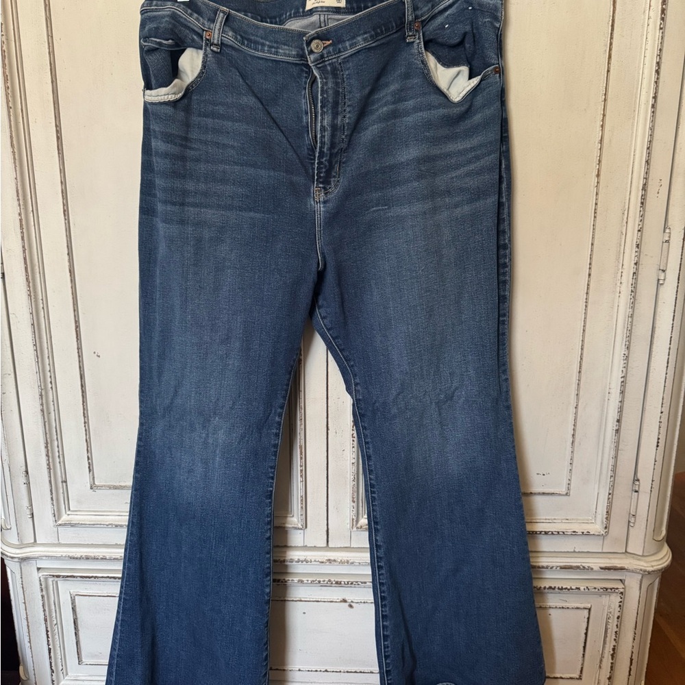 Abercrombie & Fitch Dark Blue Flare Jeans